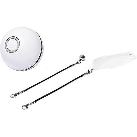 jouet Pour Chat, Balles Interactives Pour Chats Avec Lumires Led Et Jouets Cataire Pour Chats D'intrieur, Rotation Automatique  360 Degrs Et Charg (1/5)