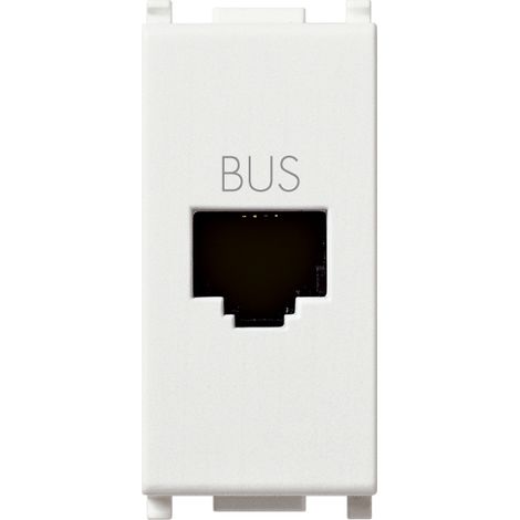 VIMAR - 14329 Presa RJ11 speciale per BUS bianco