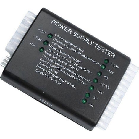 PC-Computer 20/24-Pin-Netzteil-Tester mit LED-Diagnosefunktion
