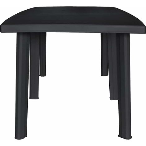 Maison Exclusive - Gartentisch Anthrazit 216x90x72 cm Kunststoff (1/5)