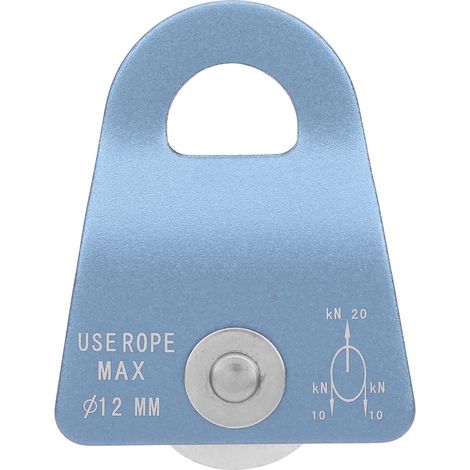 Poulie simple à plaque latérale pour équipement d'escalade et de randonnée en montagne (1/5)