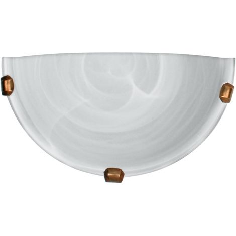 Plafoniera Candellux DUNA 11-38688 ottone bianco E27 30cm (1/2)