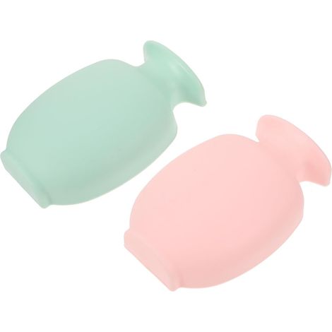 Vase mural en silicone lot de 2 pour mini plantes et fleurs, décoration facile vérandas chambres (1/5)