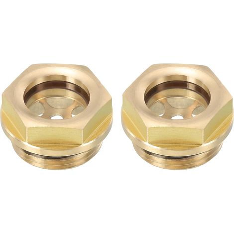 2 Paquet Air Compresseur Huile Vue Verre Air Compresseur Pièces (1/5)