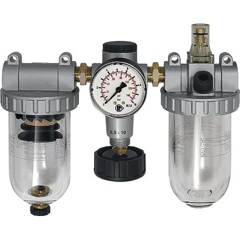 Unité de maintenance pour support standard 3/8 pouces HA BG I, 3 pièces, 600 l/min, largeur 185 mm (1/4)