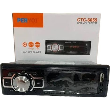 TrAdE Shop Traesio - Autoradio Ctc-6055 Bluetooth 4x60w 12v Radio Fm Lettore Mp3 Musica Aux/sd Slot Usb - (1/5)