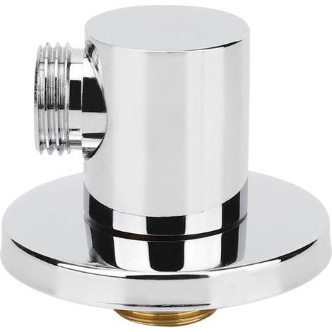 Household copper wall-mounted shower hose connector wall elbow bathroom accessory G1/2 inch (1/5)