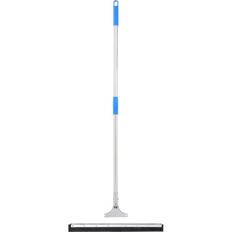Wasserschieber mit Stiel 55x122,5 cm Stahl und Gummi (1/5)