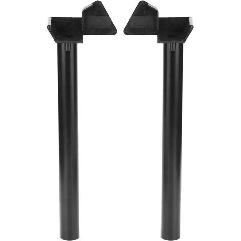 Serre d'eau de Pluie gouttière Eau Bout à Bout Tuyau gouttière 2 Kits Hangar Drainage Tuyau de Descente Accessoires Accessoires 10.2in Noir (1/5)