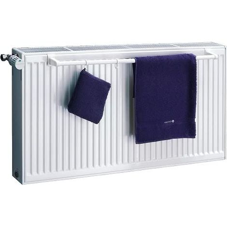 Porte-serviettes pour radiateur compact, blanc, 525 mm, 1 pièce (1/2)