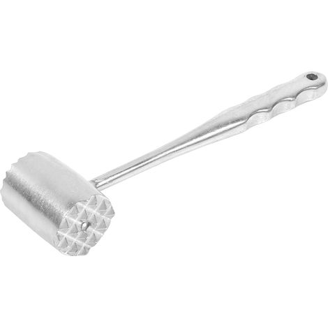 1 attendrisseur de viande double face en aluminium, batteur à bœuf et poulet, mini outil de cuisine (1/5)