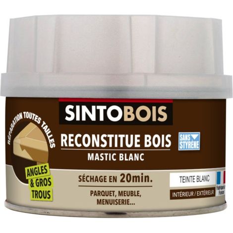 Sinto Sintobois Reconstituido masilla para madera blanca rápida