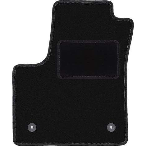 Fahrermatte aus Velours für: Opel Meriva B Minivan (2010–2017), schwarz