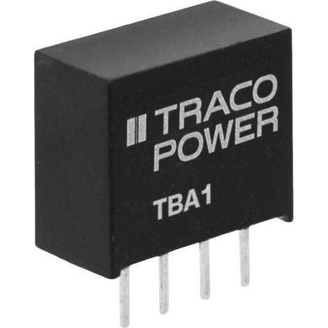 TRACOPOWER TBA 1-0519 CONVERTISSEUR CC/CC POUR CIRCUITS IMPRIMÉS 110 MA 1 W NBR. DE SORTIES: 1 X CONTENU 1 PC(S)