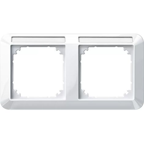 Merten Rahmen 2f.pws/gl Beschriftungsträger 387219 (1/2)