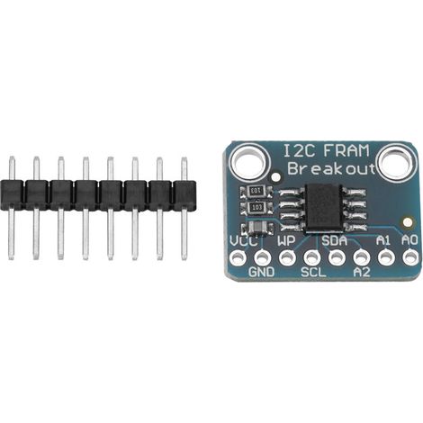 MB85RC256V 32KB I2C Non-Volatile Breakout Board with 8KB Memory, 20MHz Clock for Low Power Data Loggers (1/5)