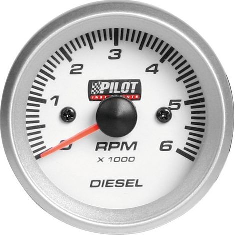 Contagiri diesel 0-6000 RPM - Ø 2” (52 mm) - Blue-Light - 4/6/8 cilindri (1/2)