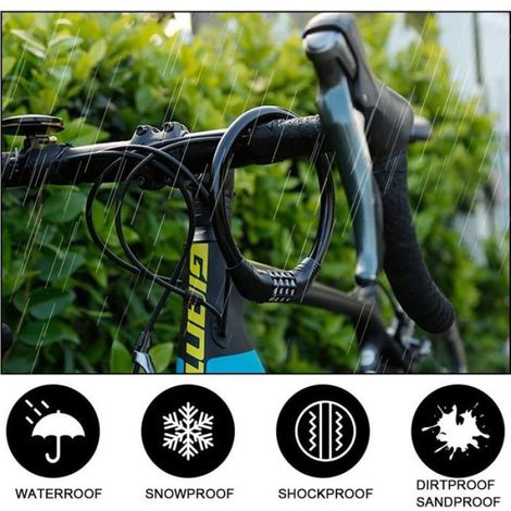 Antivol Vélo,Antivol Trotinette Electrique,Cadenas Velo Antivol Trottinette,Antivol Casque Moto,Antivol Remorque Attelée,Antivol V (1/4)