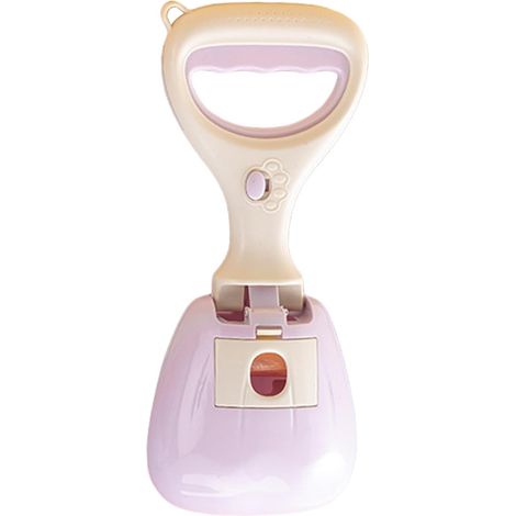 Recogedor de excrementos de perro portátil  Recogedor con bolsa de almacenamiento integrada, ideal para senderismo, viajes, acampada, parques, jardines y actividades al aire libre.