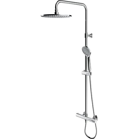 colonne de douche Thermostatique En Y couleur : Chrome (1/2)
