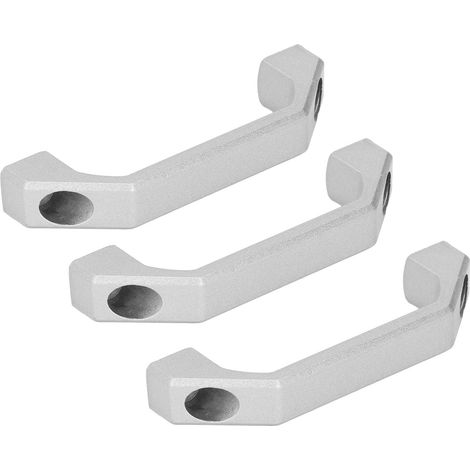 Ensemble de 3 poignées de porte et de tiroir en alliage d'aluminium pour meubles de maison, entraxe de 100 mm (1/5)