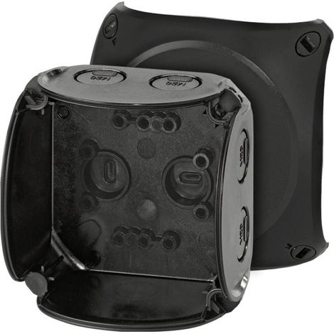 Hensel 62000042 Boîte de dérivation (L x l x H) 62 x 93 x 93 mm noir IP66, IP67, IP69 1 pc(s) (1/2)