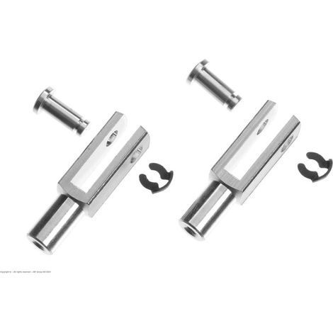 Revtec - Aluminium Clevis - Heavy Duty - M2 - 2 pcs