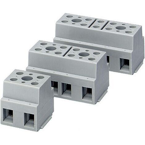 Borne d'appareils Phoenix Contact G 10/ 3 2716716 flexible: -6 mm² rigide: -6 mm² Nombre de pôles: 3 gris 1 pc(s) (1/5)