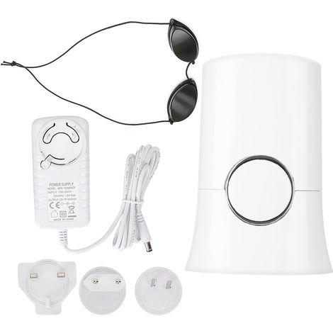 Épilateur IPL indolore pour visage et corps, appareil domestique d'épilation blanc 110‑240V (1/5)