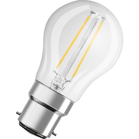 Led Sphérique Clair Filament 2.5w B22 Chaud Boite 1 - Osram (1/3)