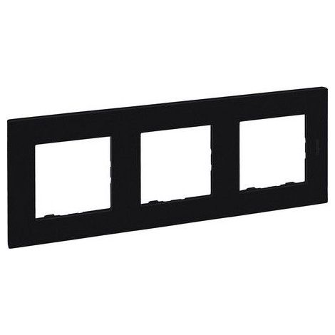Niloé Step  Marco 3 elementos negro mate LEGRAND 864573
