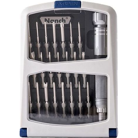 Jeu de Tournevis 23-Pièce Embouts de Tournevis Magnétiques Ensemble D'Outils Pour Téléphone Portable Smartphone Tablet Laptop Watches Verres Précision Outil (1/5)