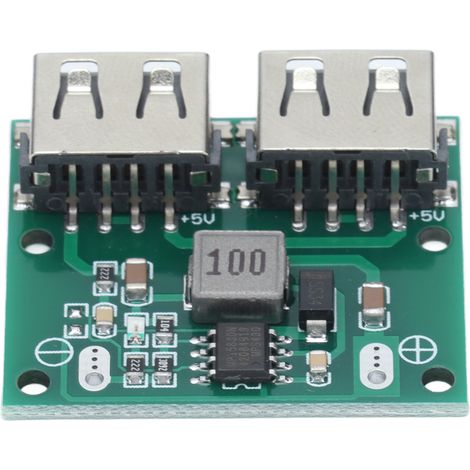 Dual-USB-Ausgang DC-DC-Ladegerät 9V 12V 24V auf 5,2V 3A Ladereglermodul (1/5)