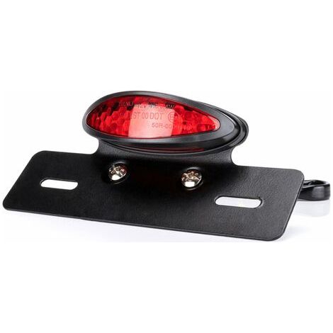 Feu Arriere Moto - 12 V - Rouge Clair Pour Frein Et Rouge Pour Position - IPX66 - 100000 Heures - 1 Unite (1/5)