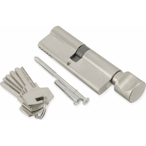 MASTERPROOF Sicherheits-Schließzylinder mit Knauf 1019-PJXY, 90 mm (1/4)