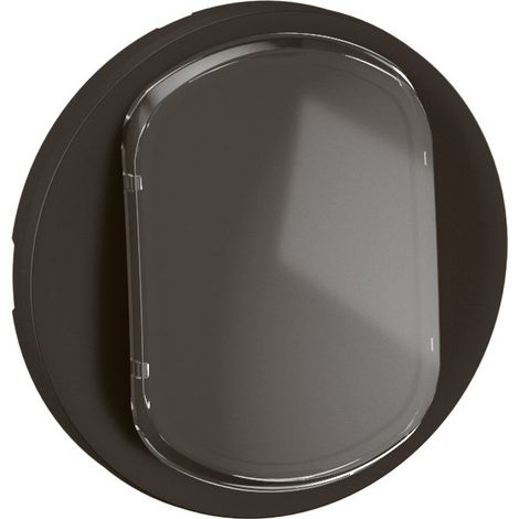 Enjoliveur pour interrupteur ou va-et-vient avec porte-étiquette - Céliane - CN5001 - Legrand - Noir (1/4)