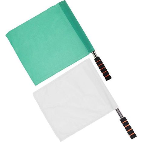 Ensemble portable de 4 drapeaux de match pour signal d'arbitre (1/5)