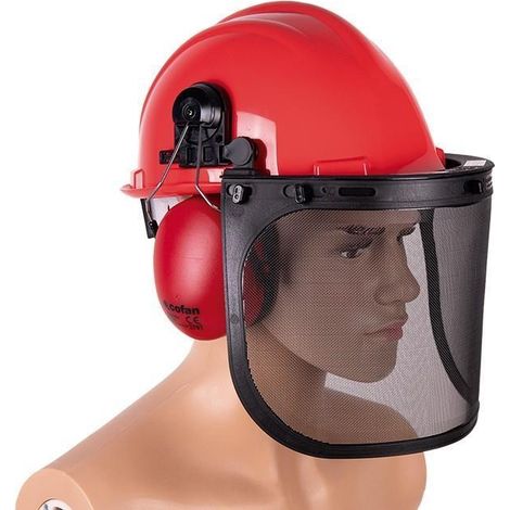 Kit de protección forestal 4 en 1 para desbrozadora y motosierra (1/5)