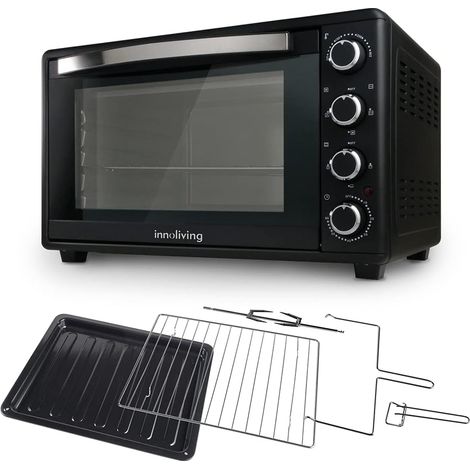 Forno Elettrico con Girarrosto Ventilato Capacità 45 Litri 2000 Watt
