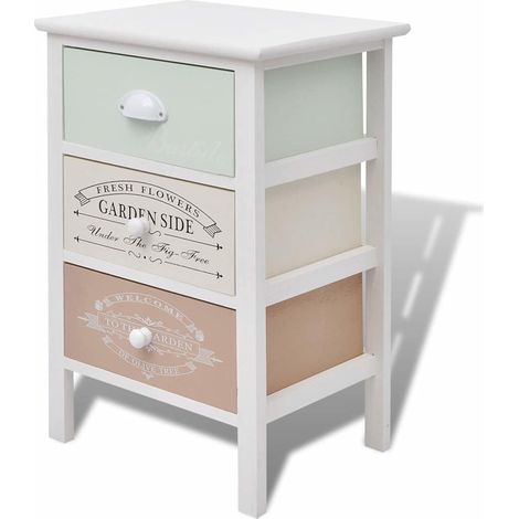 Mobile in Stile Francese con 3 Cassetti in Legno vidaXL (1/5)