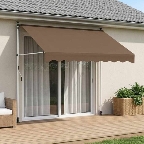 Tenda retrattile manuale Tortora 100 cm vidaXL (1/5)