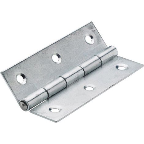 Lot De 2 Charnières Universelles Acier Pour Meuble, L.25 X L.18 Mm