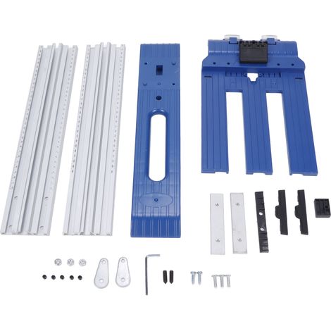 Guide de coupe en aluminium pour défonceuse, rail multifonctionnel de scie circulaire, accessoire de menuiserie pour traçage précis, glissière robuste pour charpentier (1/5)