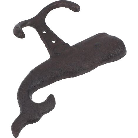 porte serviettes vintage en fer KICHOUSE en forme d aileron (1/5)