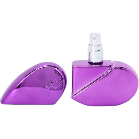 Flacon à parfum rechargeable en forme de cœur, vaporisateur portable vide 25ml violet (1/5)