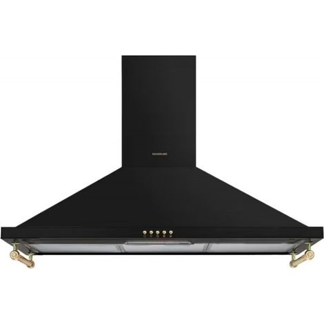 [JAMAIS UTILISE] Hotte Décorative Murale SILVERLINE Osiris 90cm Noir - HO0019009 (1/5)