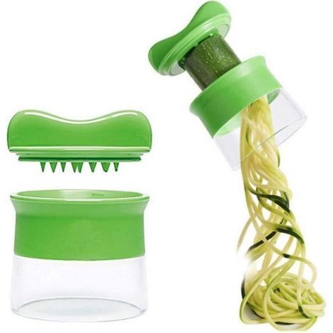 Coupe Légumes Spirale.Spirale de Légumes Trancheuse.3 en 1 legumes Spaghetti Spiralizer.Legume Végétale Eplucheur.pour Carotte (1/4)