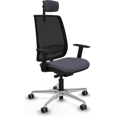 Silla de oficina piqueras y crespo Alares respaldo ajustable negro 120 kg (1/2)