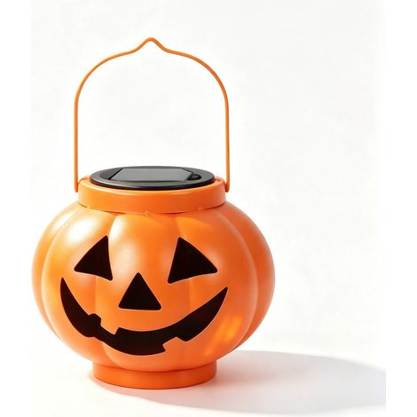 Lanterne solaire citrouille d'Halloween, lampe décorative portable et effrayante pour l'automne, Thanksgiving et le jardin (1/5)