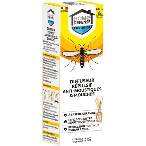 Insektenschutz-Diffusor gegen Mücken und Fliegen 60ml – Home Defense